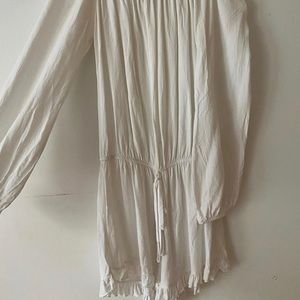 White Brandy Melville off the shoulder Romper